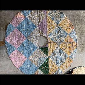 Colorful Patchwork Tree Skirt